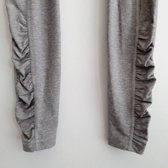 LULULEMON Speed Tight III All Luxtreme Athletic Leggings Grey Ruched Sz 6 - Picture 8 of 16